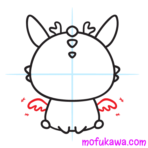 How To Draw A Cute Dragon Step 9