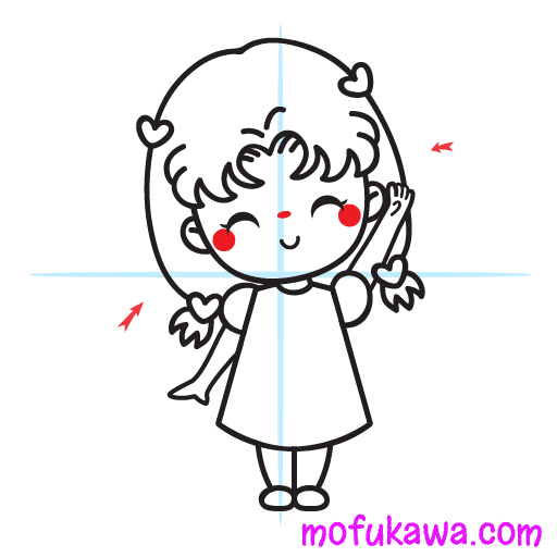 How To Draw A Cute Girl 17 Draw Cute Girl Step 11