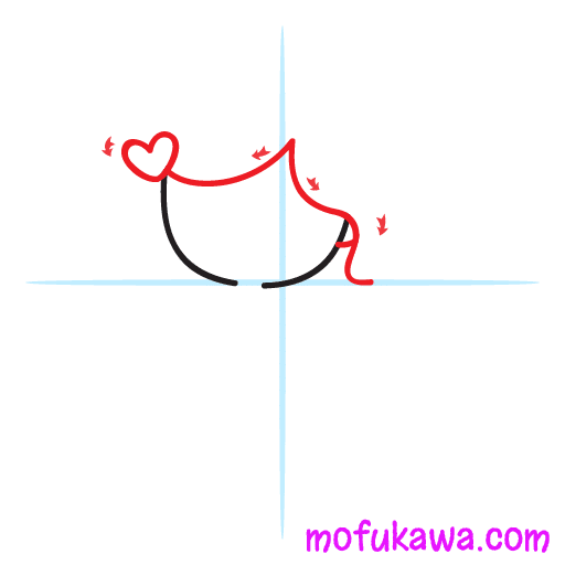 How To Draw A Cute Mermaid 8 howtodrawamermaid-step2