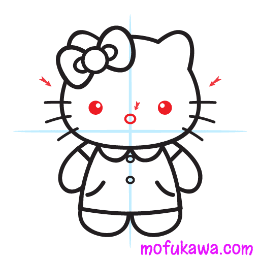 How To Draw Hello Kitty 11 howtodrawhellokitty-step11
