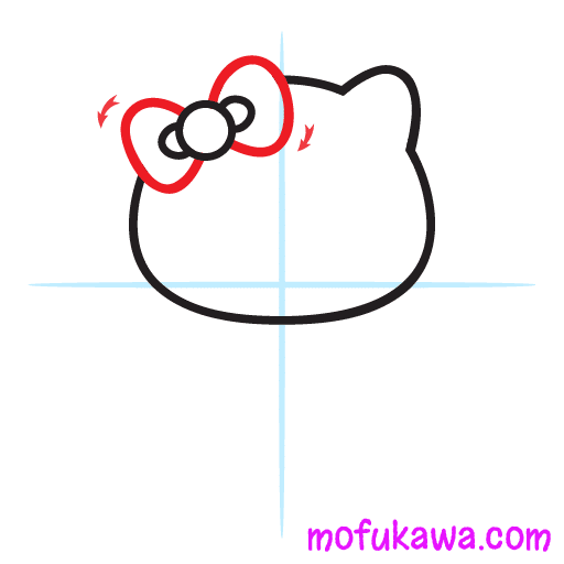 How To Draw Hello Kitty 3 howtodrawhellokitty-step3