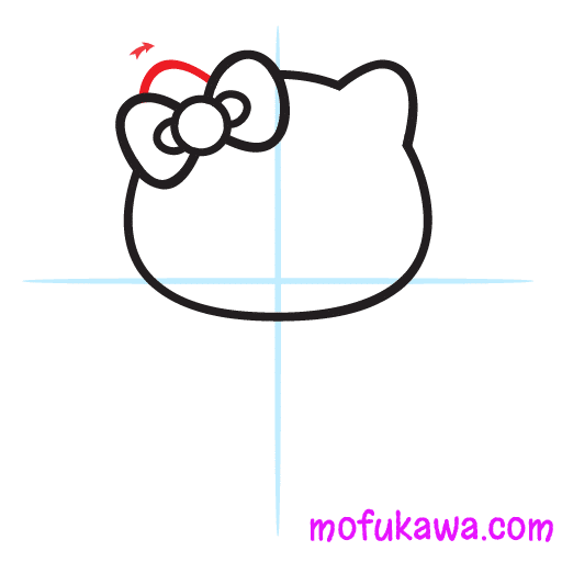 How To Draw Hello Kitty 4 howtodrawhellokitty-step4
