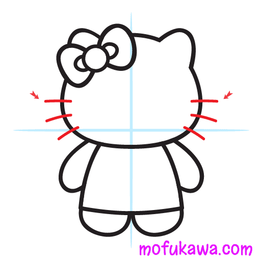 How To Draw Hello Kitty 8 howtodrawhellokitty-step8