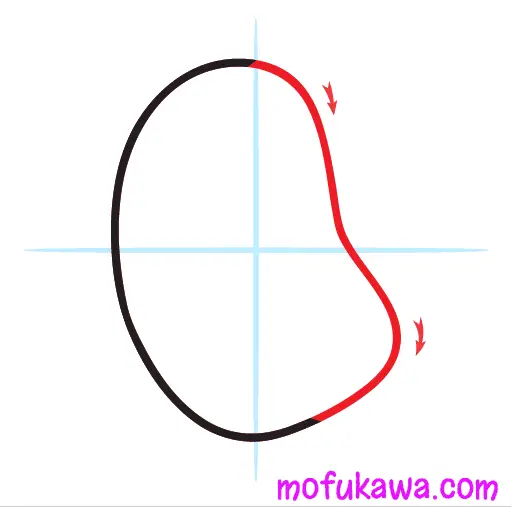 How To Draw Kawaii Potato Step 2