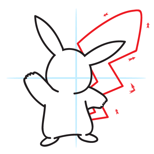How To Draw Pikachu 13 howtodrawpikachu-step7