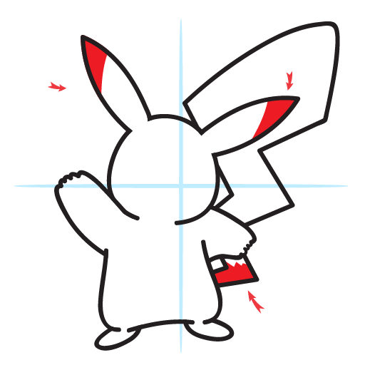 How To Draw Pikachu 14 howtodrawpikachu-step8