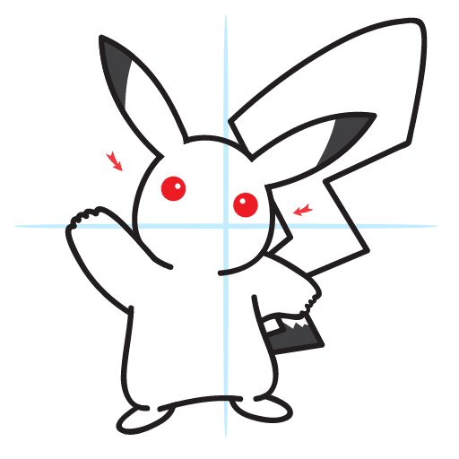 How To Draw Pikachu 15 howtodrawpikachu-step9