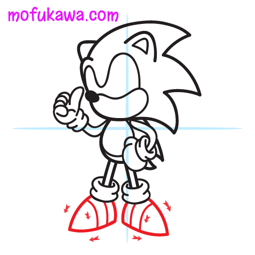 How To Draw Sonic The Hedgehog 16 How To Draw Sonic The Hedgehog Step 10