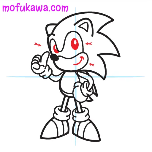 How To Draw Sonic The Hedgehog 17 How To Draw Sonic The Hedgehog Step 11