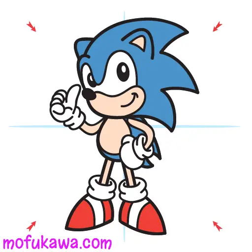 How To Draw Sonic The Hedgehog Step 12