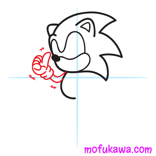 How To Draw Sonic The Hedgehog Step 5