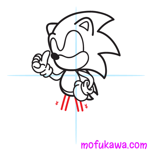 How To Draw Sonic The Hedgehog 14 How To Draw Sonic The Hedgehog Step 8