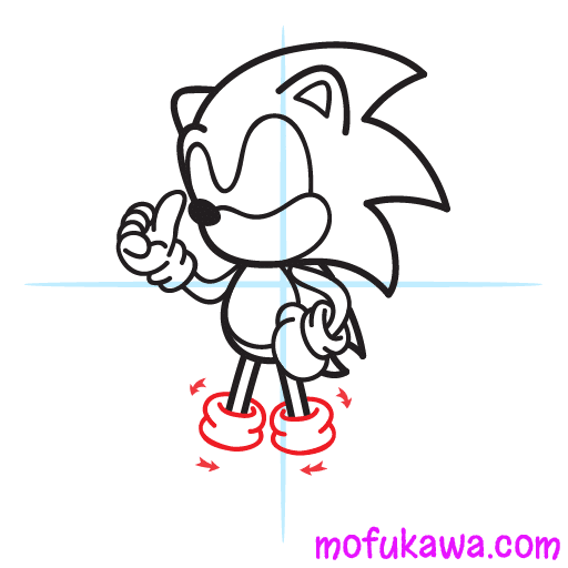 How To Draw Sonic The Hedgehog 15 How To Draw Sonic The Hedgehog Step 9