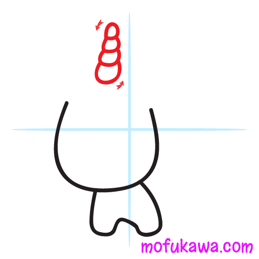 How To Draw A Cute Unicorn 3 howtodrawunicorn-step3