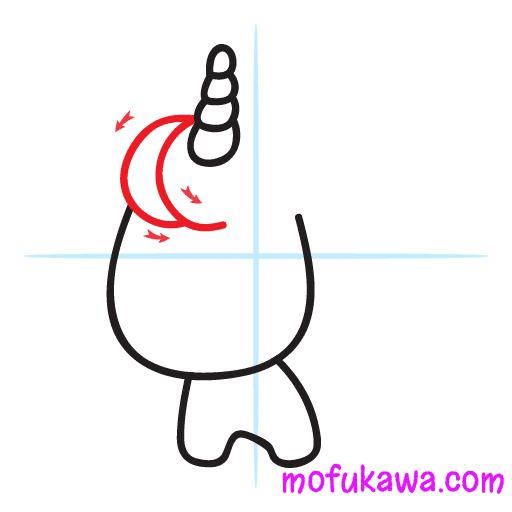 How To Draw A Cute Unicorn 4 howtodrawunicorn-step4