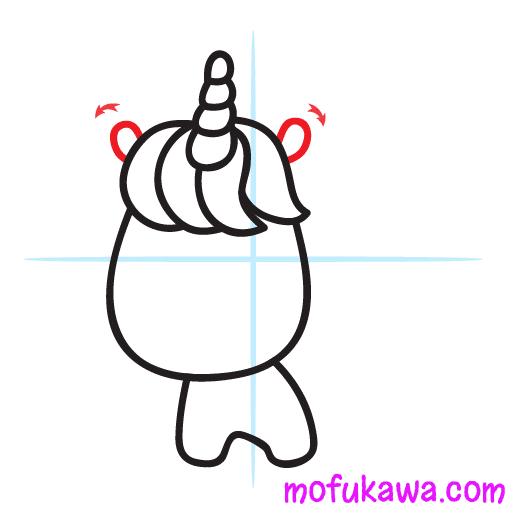 How To Draw A Cute Unicorn 6 howtodrawunicorn-step6
