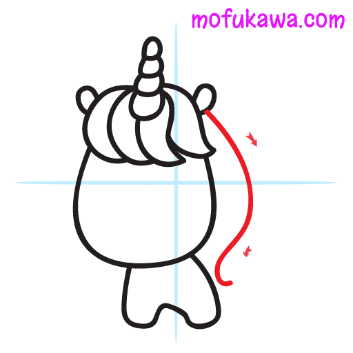 How To Draw A Cute Unicorn 7 howtodrawunicorn-step7