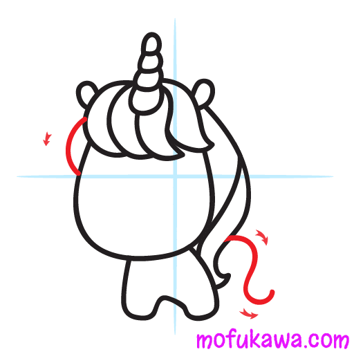 How To Draw A Cute Unicorn 9 howtodrawunicorn-step9