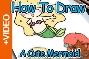 How To Draw A Mermaid Thumbnail