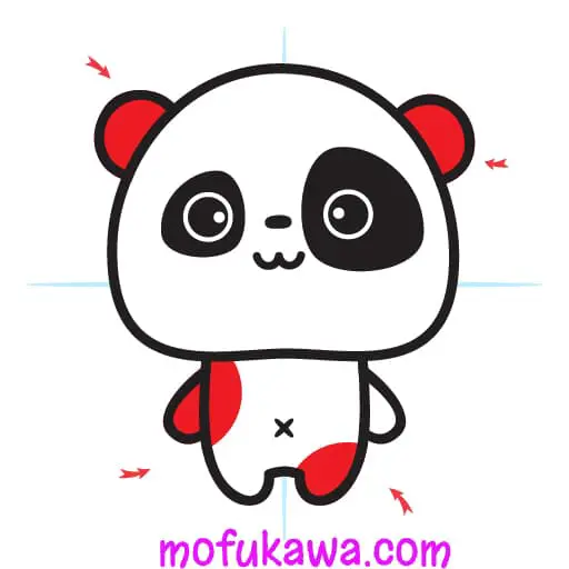 How To Draw A Cute Panda Step 10
