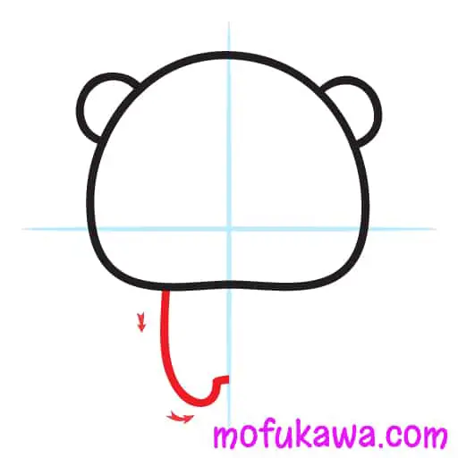 How To Draw A Cute Panda Step 3