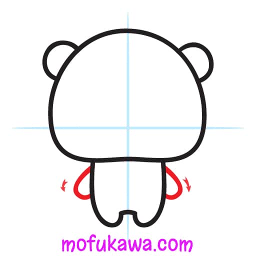 How To Draw A Cute Panda 11 How To Draw A Cute Panda Step 5