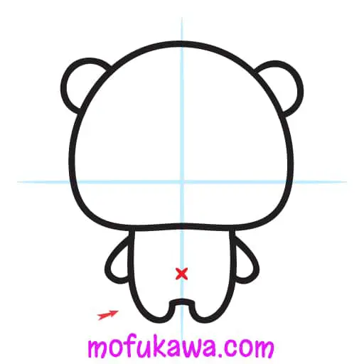 How To Draw A Cute Panda Step 6