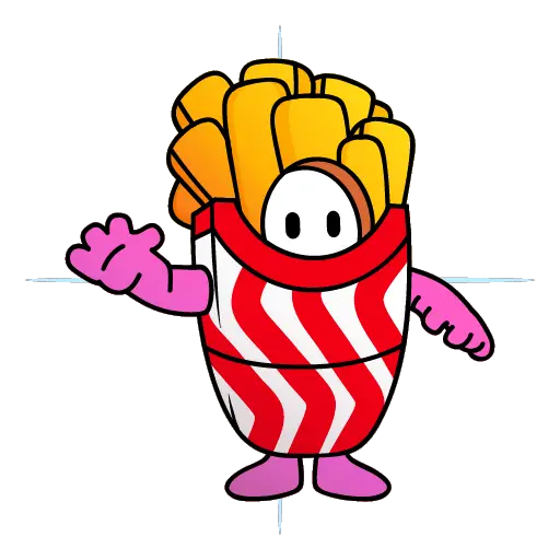 How To Draw Fall Guys - French Fries Skin 24 howtodrawfallguys-step18