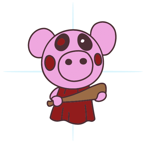 How To Draw Roblox Piggy Character 17 howtodrawrobloxpiggy-step11