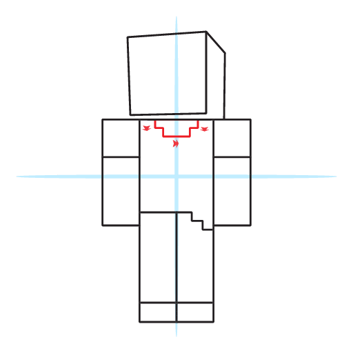 How To Draw Steve From Minecraft 17 How To Draw Steve From Minecraft Step 11