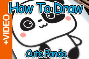 How To Draw A Cute Panda Thumbnail