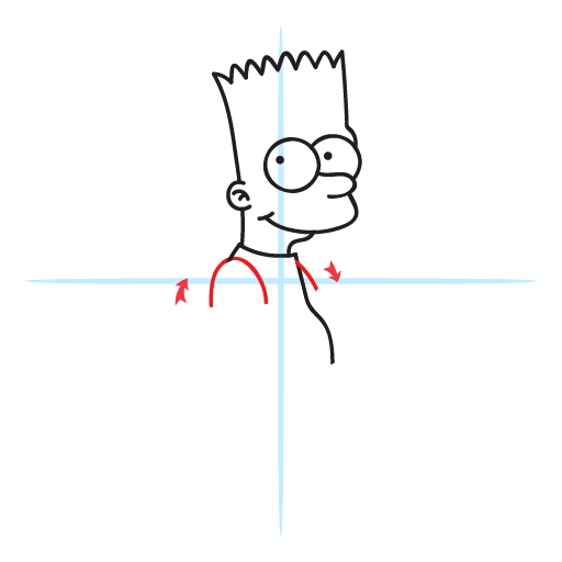 How To Draw Bart Simpson 18 howtodrawbarsimpson step12