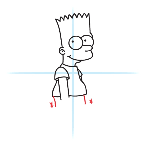 How To Draw Bart Simpson 23 howtodrawbarsimpson step17