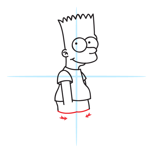 How To Draw Bart Simpson 24 howtodrawbarsimpson step18