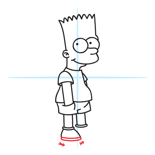 How To Draw Bart Simpson 30 howtodrawbarsimpson step24