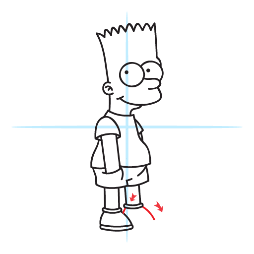 How To Draw Bart Simpson 31 howtodrawbarsimpson step25