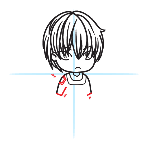 How To Draw Todoroki Shoto 17 howtodrawtodoroki shoto step11