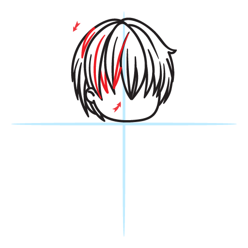 How To Draw Todoroki Shoto 12 howtodrawtodoroki shoto step6