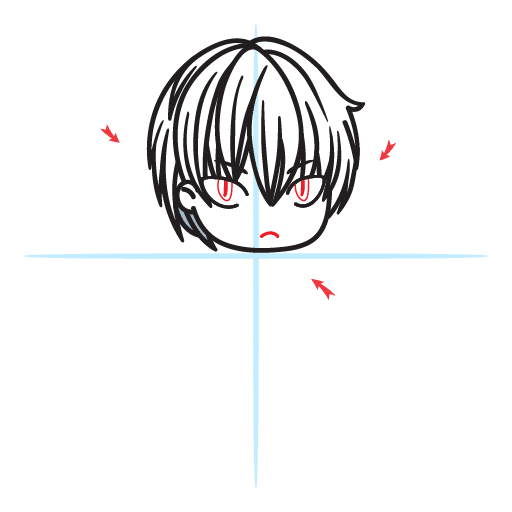 How To Draw Todoroki Shoto 14 howtodrawtodoroki shoto step8