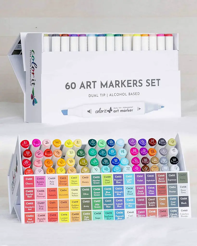 The 13 Best Markers for Adult Coloring Books In 2023 12 colorit markers