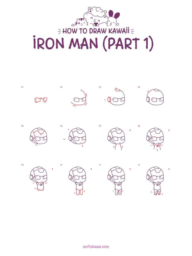 howtodrawironman part1 2