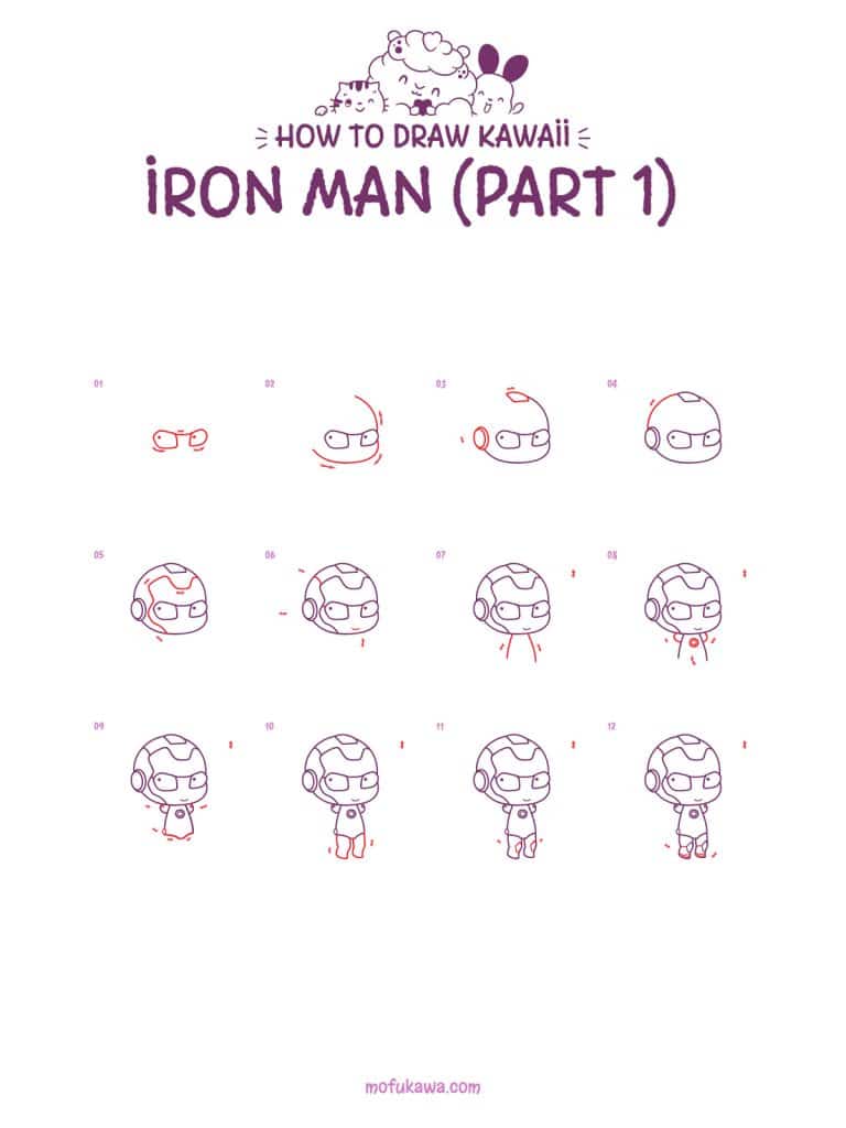 howtodrawironman part1 2