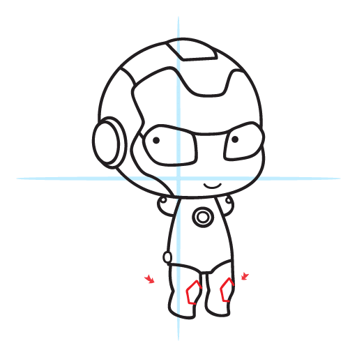 How To Draw Iron Man 17 howtodrawironman-step11