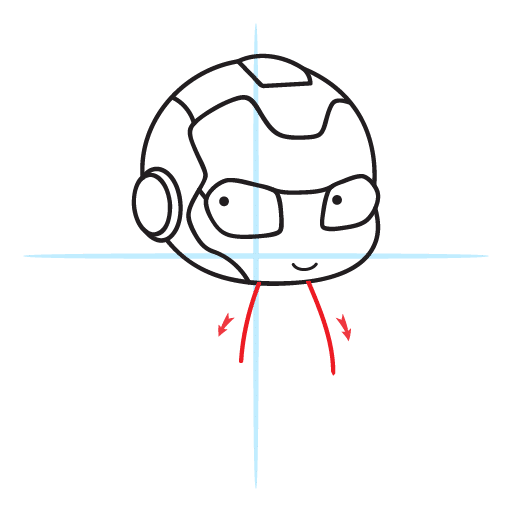 How To Draw Iron Man 13 howtodrawironman-step7
