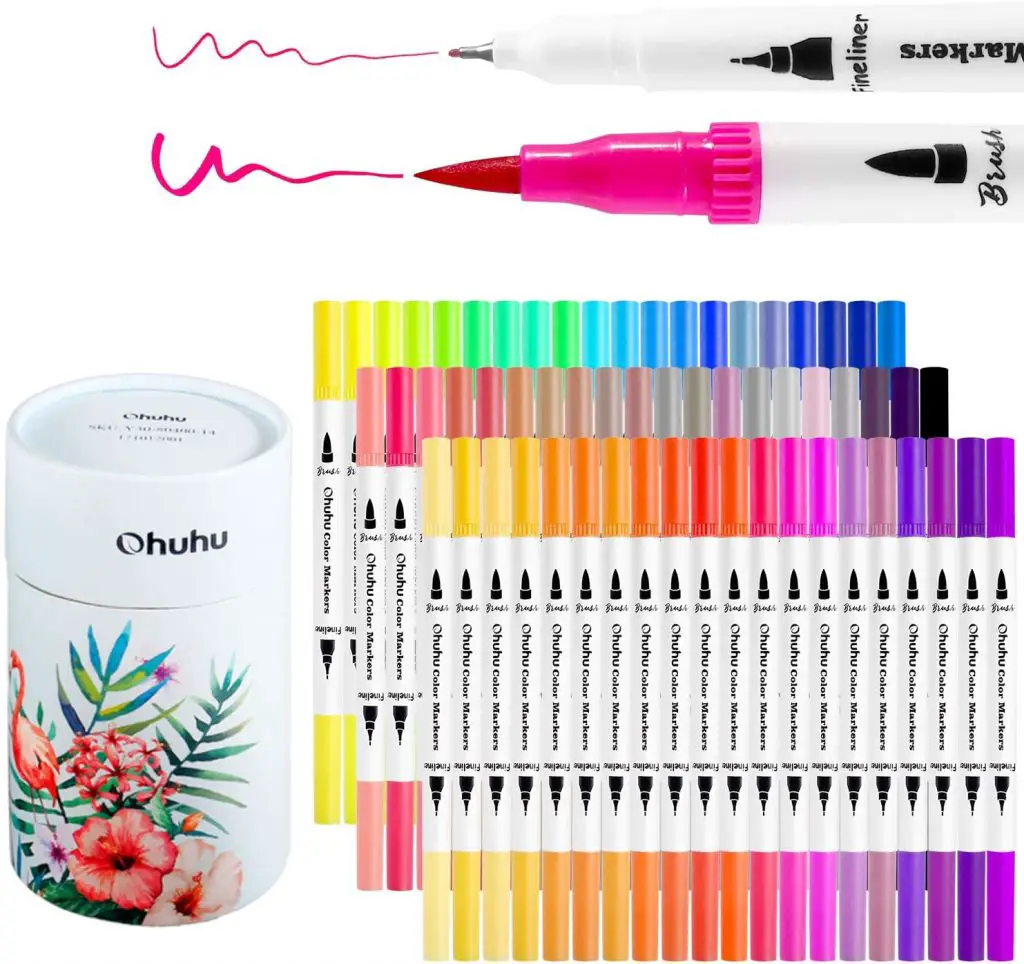 The 13 Best Markers for Adult Coloring Books In 2023 20 ohuhu markers
