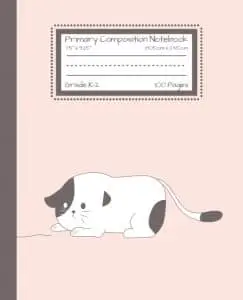 Cute Cat Notebook Cover