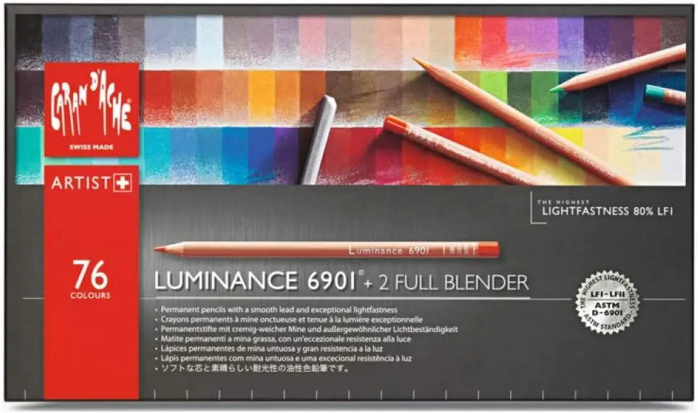 10 Best Colored Pencils for Adult Coloring Books In 2023 16 Caran d’Ache Luminance Colored Pencils