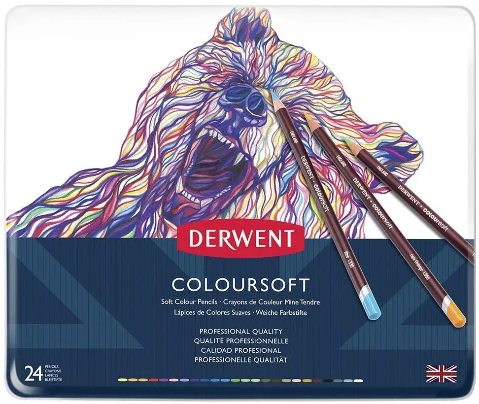 Derwent Coloursoft Colored Pencils
