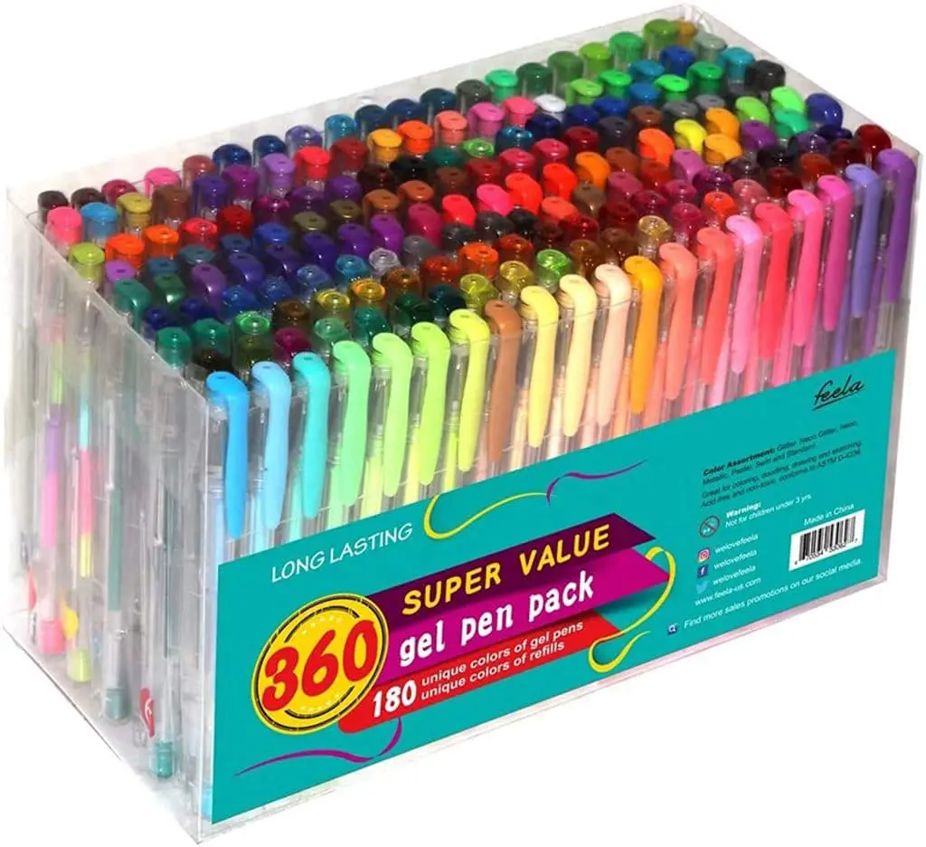 The 13 Best Gel Pens for Coloring Books For 2023 6 feela360 gel pens