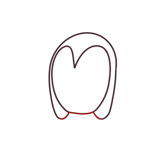 How To Draw A Penguin - Cute Kawaii Style 10 howtodrawacutepenguin-step4